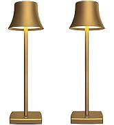SAKRINGT 2 Pack LED Cordless Table Lamps Rechargeable,5000mAh Battery Operated Table Light,3 Colo...