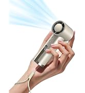 OidoZac Portable Handheld Fan, Turbo Power 18800 RPM Fast Charge Digital Display 100 Speeds Adjus...