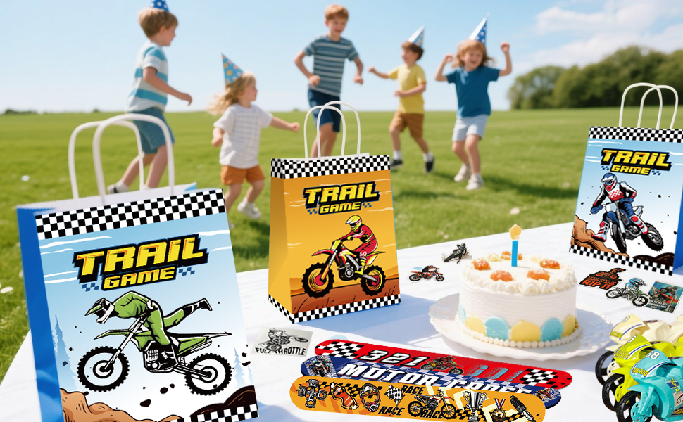 dirt bike party favors