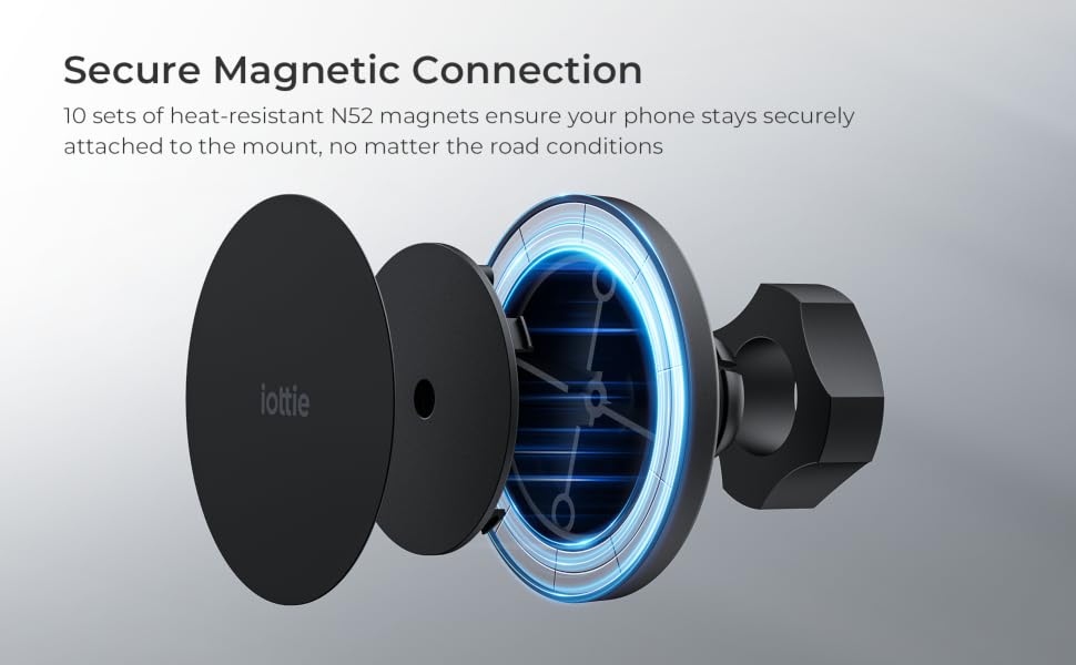magsafe 3 car mount phone stand for car magsafe car charger cellphone holder for car porta cellular