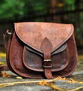 Rustic Town Leather Crossbody Satchel Bag Vintage Purses Handbags for Women