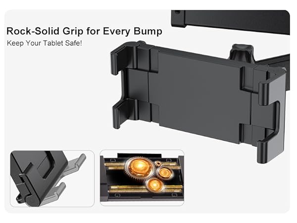 PLDHPRO Tablet Holder for Car Headrest Mount iPad Backseat Foldable Back Seat Stand