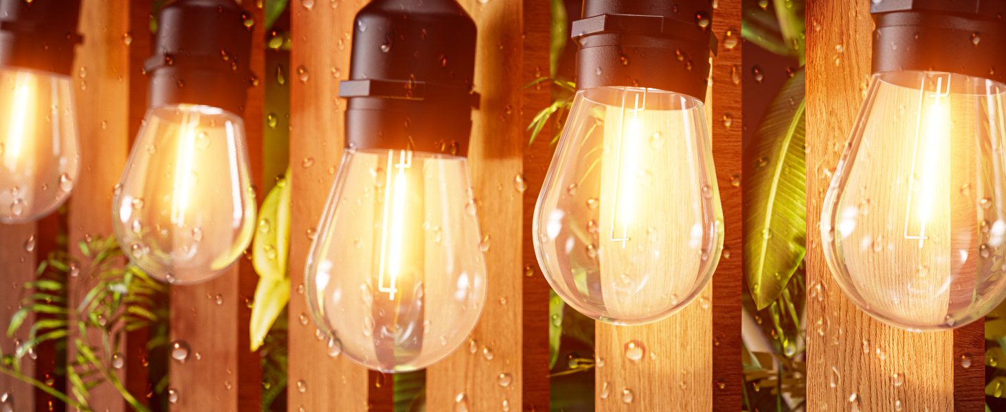 string lights outdoor waterproof 100 ft
