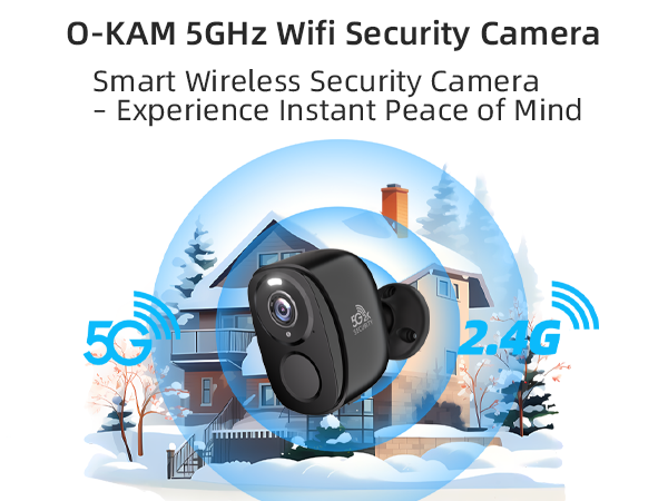 5g wifi wireless security camera