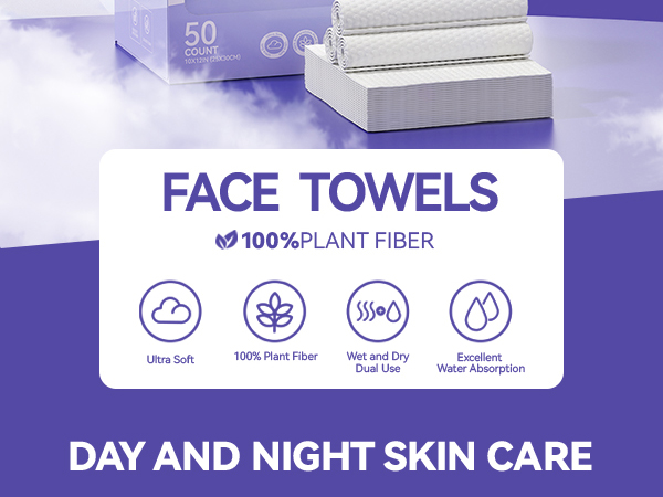 disposable face towel