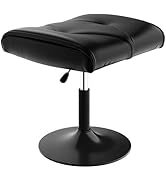 VECELO Foot Rest Under Desk Ottoman, PU Height Adjustable Footrest with Comfort Padding, Leg Rest...