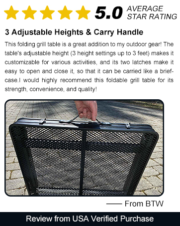 Foldable Grill Table