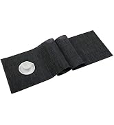 SHACOS Woven Vinyl Table Runner 12x54 inch Indoor Outdoor Table Runner Mats Wipe Clean Table Runn...