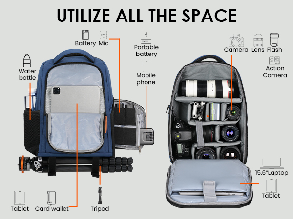 photo hiking backpack