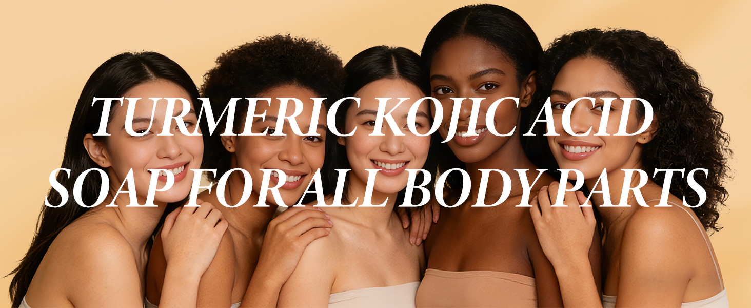 Turmeric and kojic acid dark spot remover soap