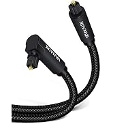 VANAUX 90 Degree Optical Audio Cable Digital Toslink S/PDIF Audio Cable for Home Theater,Sound Ba...