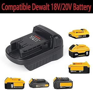 battery adapter for milwaukee 18v