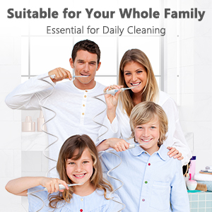 Water dental flosser