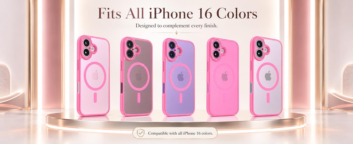 iphone 16 phone case hote pink