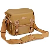 Padwa Lifestyle Khaki Sling Camera Bag - Waterproof Nylon Crossbody Photography Bags with Thick S...
