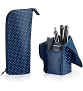 KOKUYO Neo Critz Pen Case, Regular Size, Dot Navy x Navy, Japan Import (F-VBF180-6)