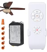 Ceiling Fan Light Remote Control Kit with Ultra-Small Receiver – Ceiling Fan Speed, Timer & Light...