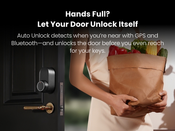 Smart Lock Ultra with Keypad Touch, Fingerprint Entry Door Lock