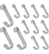 VIVIDA 1-3/8" Gate Clips for Chain Link Fence, Kennel Panel Clip Band for 1-3/8" OD Pipe, 1-3/8" ...