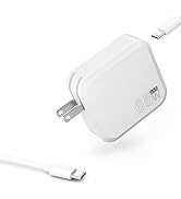 Mini GaN III USB C Charger, 65W USB C Charger Block,Foldable Fast Charger, USB C Wall Charger, Ga...
