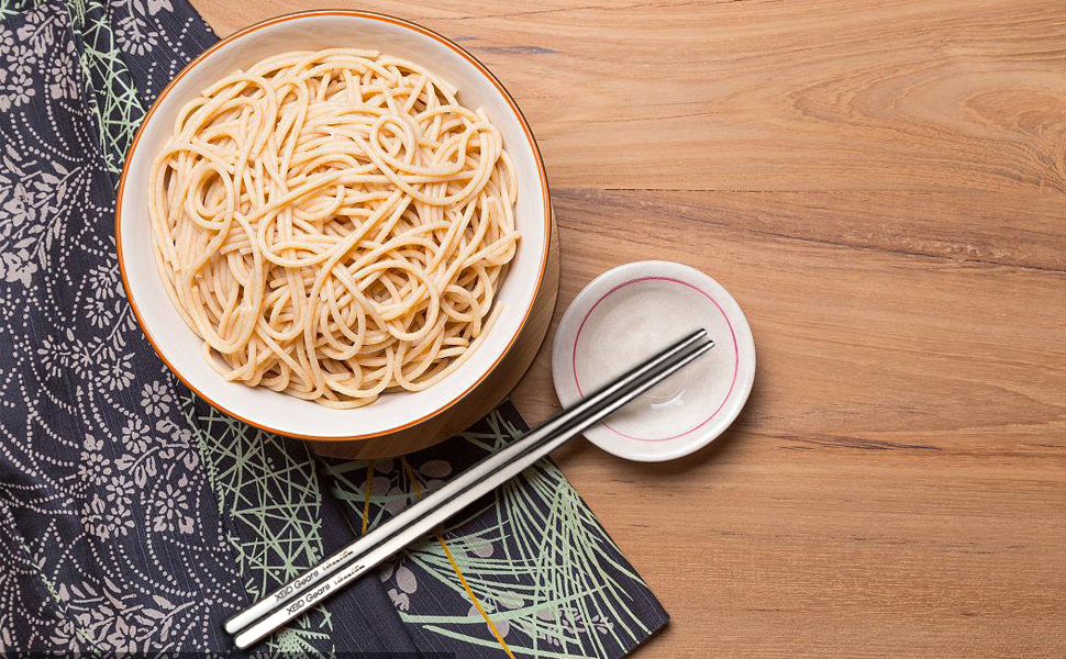 Elevate Every Meal with XBD Titanium Chopsticks