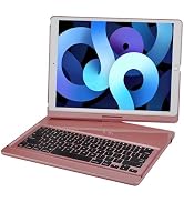 LENRICH Keyboard Case for iPad pro 12.9 2017 2nd 2015 1st Generation | 360 Rotatable Wireless Fol...
