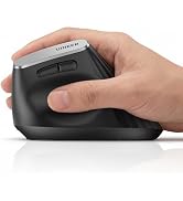 Uineer Wireless Ergonomic Mouse, Bluetooth Mice (BT4.0/5.0 and 2.4G) Rechargeable Vertical Mouse,...