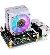 GeeekPi Raspberry Pi Cooling Fan, Raspberry Pi ICE Tower Cooler, RGB Cooling Fan with Raspberry P...