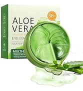 Under Eye Patches - 60 PCS Aloe Vera Eye Masks for Dark Circles and Puffiness, Hydrating Eye Mask...