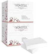 WOWOTEX 100% Cotton Disposable Face Towel 100Count/2Box