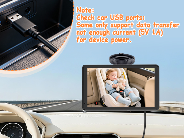 baby car monitor with night vision