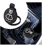 KIFIDAN Premium ABS Windshield Washer Fluid Cap,Windshield Washer Reservoir Cap Good Sealing, Com...