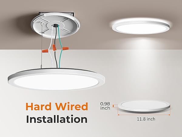 Hard Wired motion ceiling light