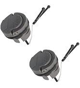 2Pcs Black Fuel Cap and Oil Cap For Husqvarna 435 445 450 460 545 562 Replaces for Husqvarna 5226...