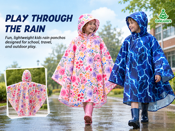 kids poncho