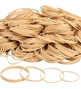 HAIDIBAO-Rubber Bands Assorted Sizes Beige Elastic Bands rubber bands office supplies 227g/0.5lbs...