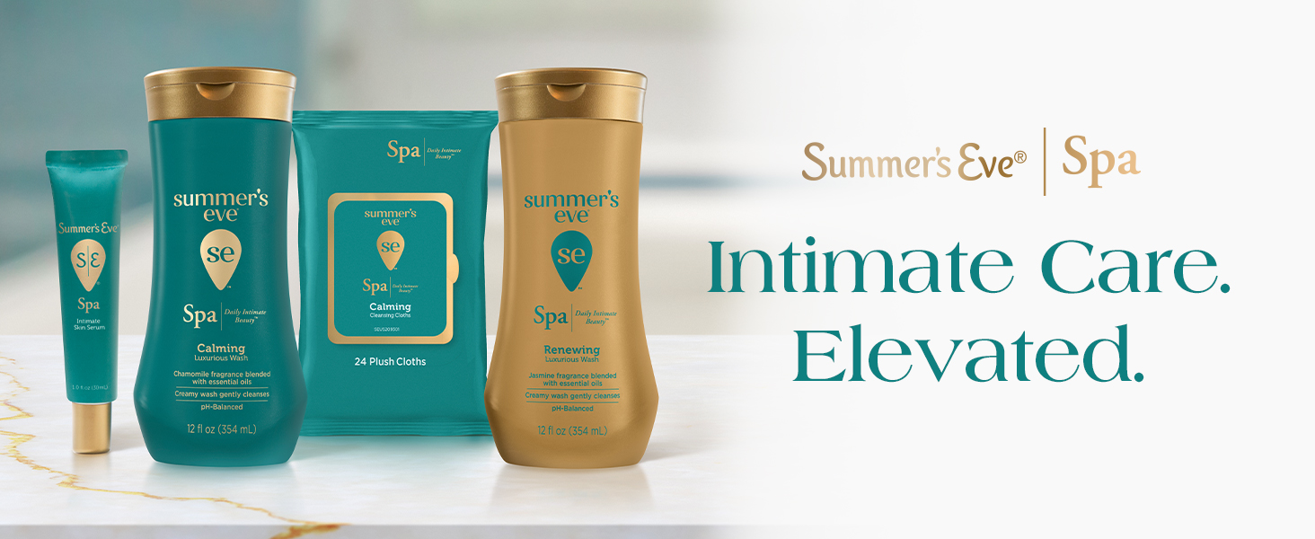 Summer's Eve Spa Intimate Care. Elevated.