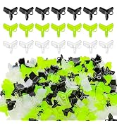 ZENFUN 300 Pcs Treble Hook Covers, Fishing Hooks Protector Assorted Sizes, Bulk Treble Hooks Bonn...