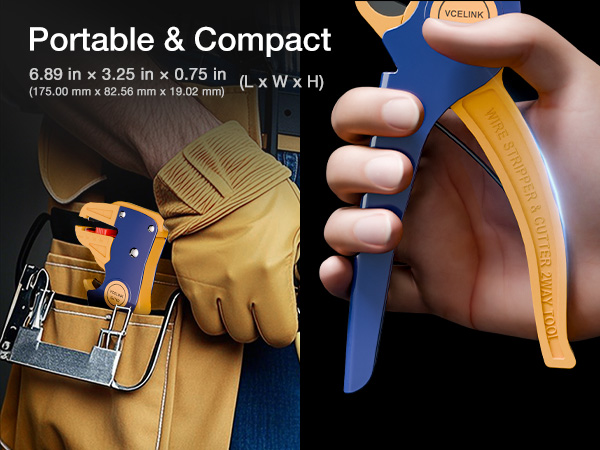 It is also compact in size, making it convenient to carry in a tool bag or drawer for immediate use.