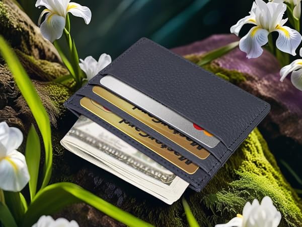 credit card wallet mens slim wallet