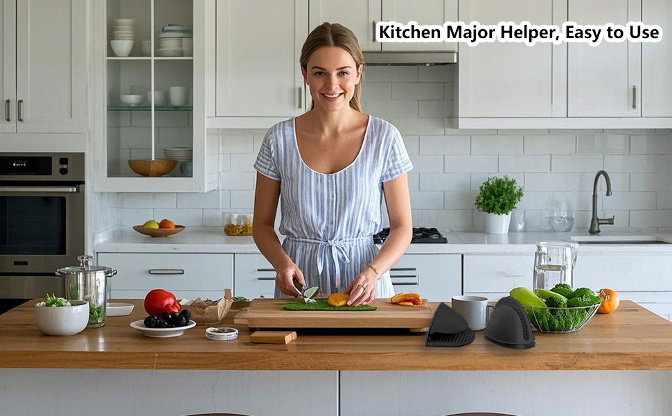 Silicone oven mitts
