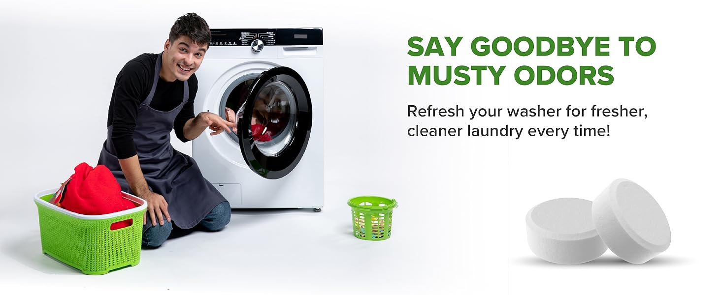 smelly washing machine cleaner