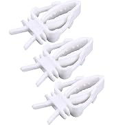 3Pcs White Bird Snack Holder for Fruit Vegetable Treat Food Clips Easy to Install for Cage Feeder...