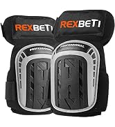 REXBETI Knee Pads for Work, Construction Knee Pads for Men, Heavy Duty Comfortable Anti-slip Foam...