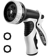 AnyEasy Garden Water Hose Nozzle ABS Water Spray Nozzle with 10 Spray Modes Suitable for Watering...