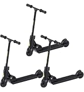 Senyango 3Pcs Finger Scooter - 2-Wheeled Scooter - Foldable Finger with Brake | Finger Board Acce...