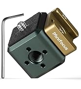 MINIFOCUS Multi-Hole Screws Adapter with Cold Shoe Mounts, Aluminum Thread Mounting Post/Block wi...