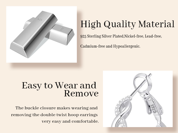 silver sterling earrings for women