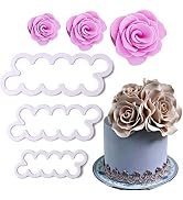 Palksky Cake Decorating Gumpaste Flowers The Easiest Rose Ever Cutter Pack of 3