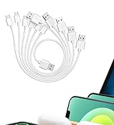 Bamboo Charging Stations for Multi Devices, Wood Desktop Docking Station Charger Organizer for Ce...